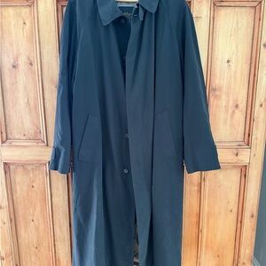 Men's Black Trench Coat